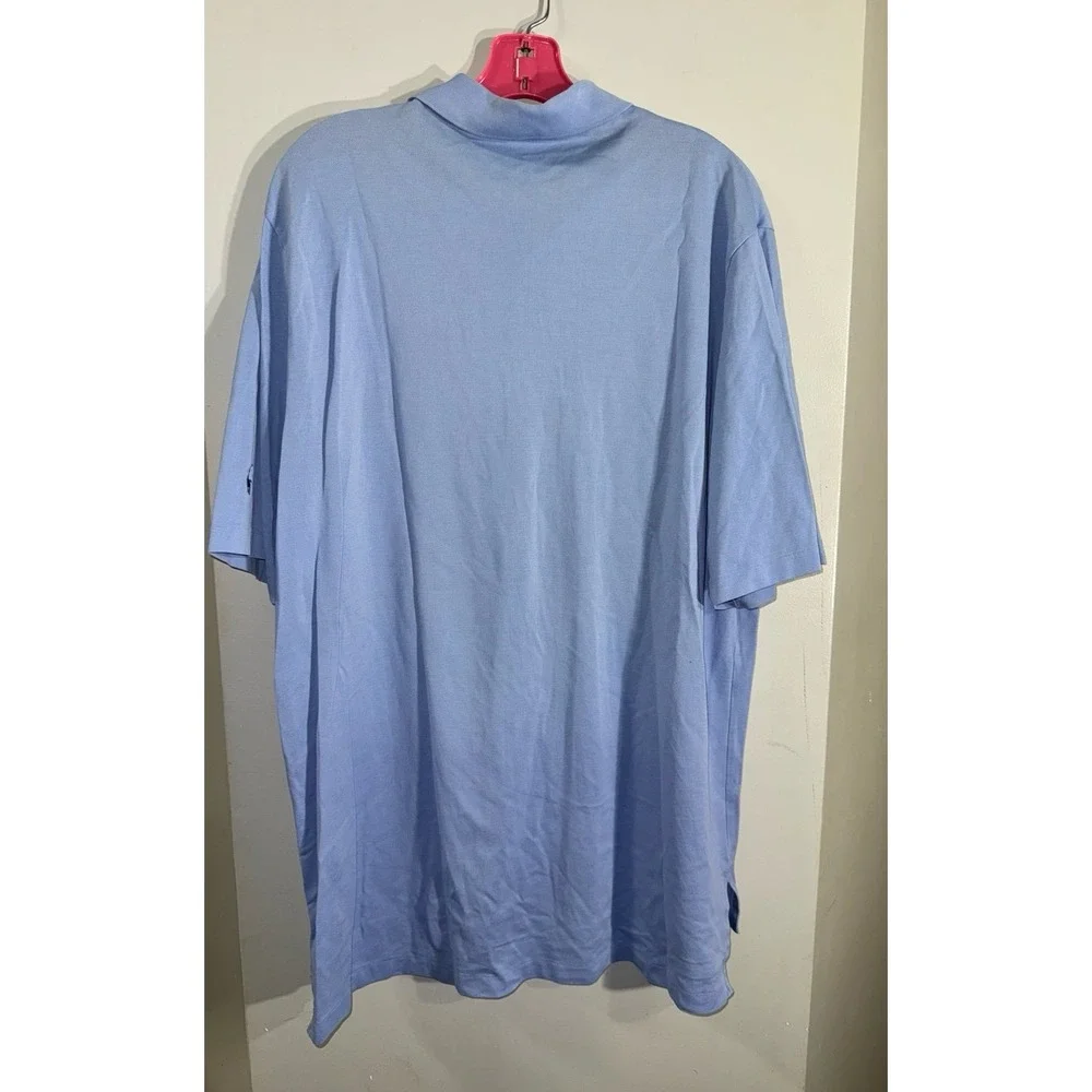 Ralph Lauren golf polo shirt blue with navy club‎ pony embroidered men's large